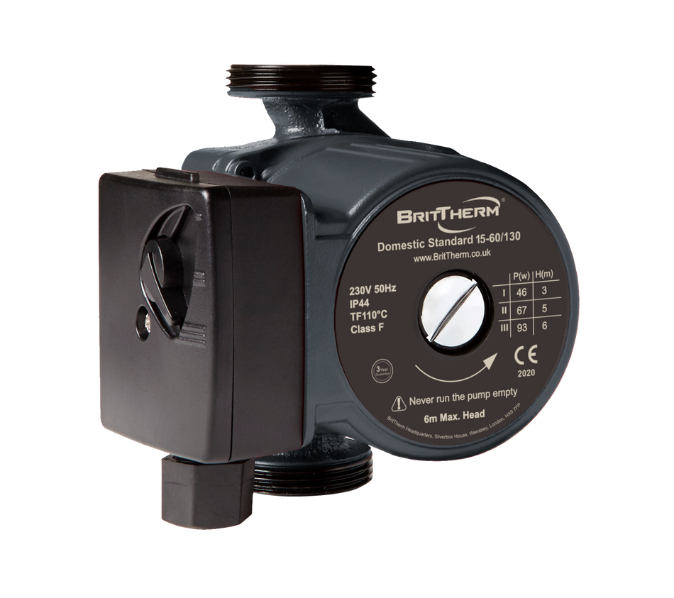 BritTherm Domestic Standard 15-60/130 Circulating Pump