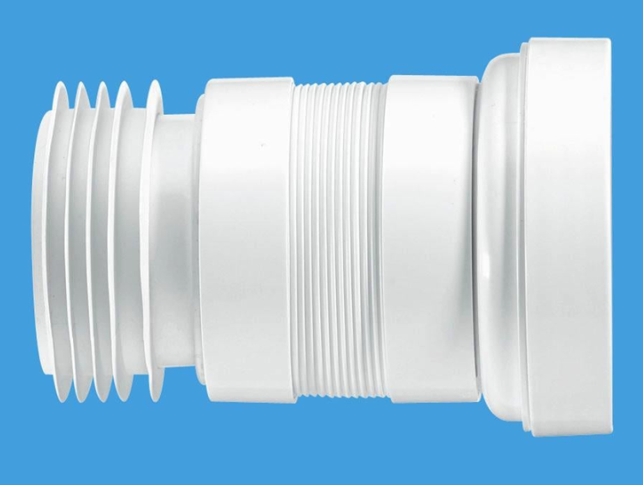 McAlpine Straight Flexible WC Connector WC-F18R