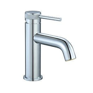 Dundas Chrome Mono Basin Mixer & Push Waste