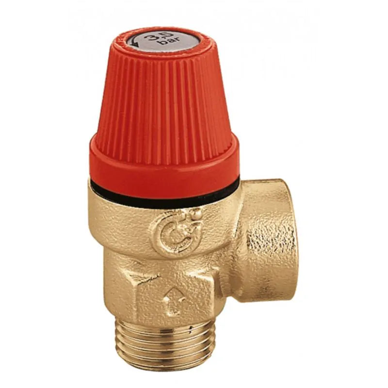 Altecnic 1/2" x 1/2" 6 Bar Safety Relief Valve (female x male)
