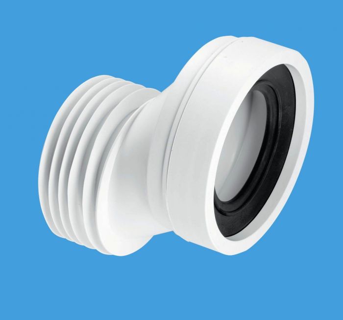 McAlpine 40mm Offset WC Connector WC-CON4A