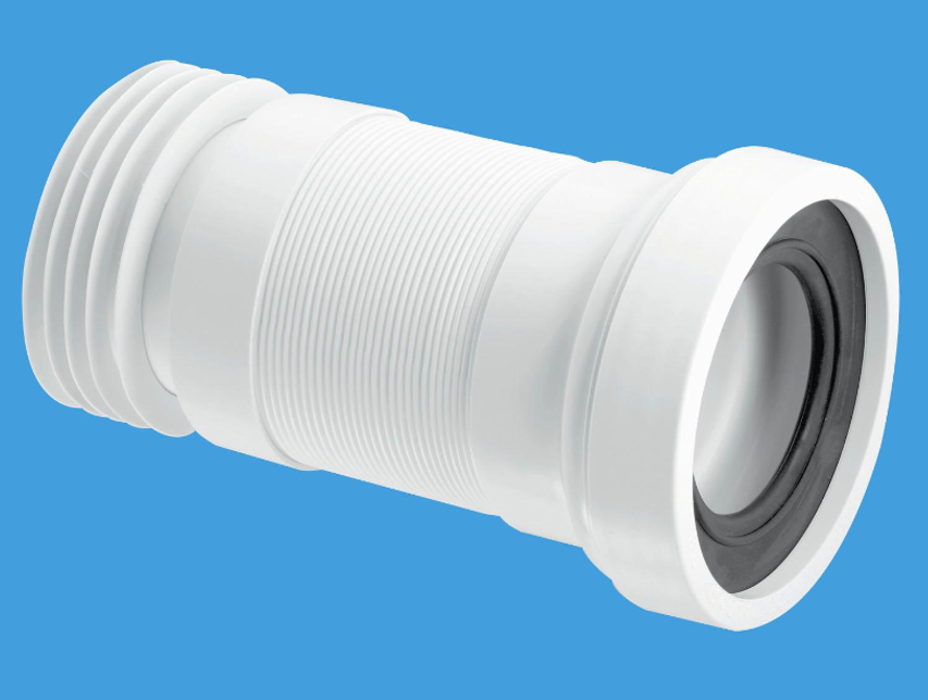 McAlpine Straight Flexible WC Connector WC-F23R