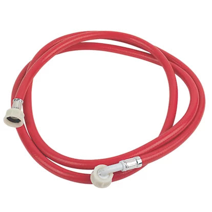 Washing Machine Inlet Hose 2.5m x 3/4" Red